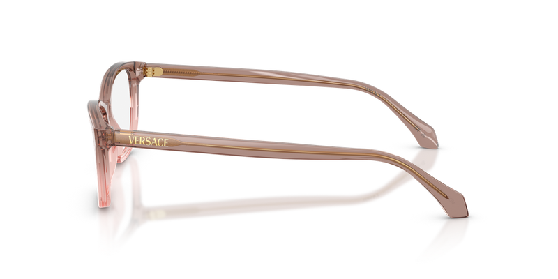Versace VE3375 in Brown/Pink / Demo Lens (5435) - Back View