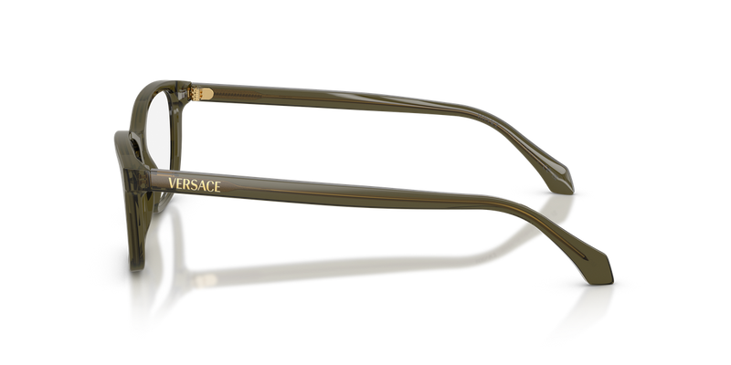 Versace VE3375 in Transparent Dark Green / Demo Lens (5542) - Alternate View