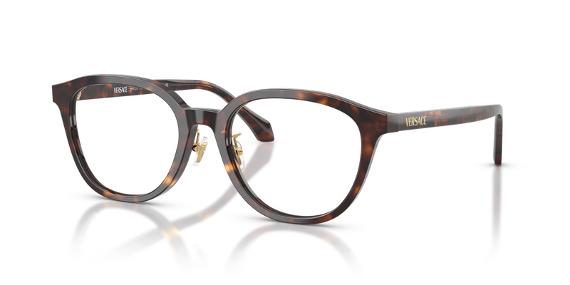 Versace VE3379D in Dark Havana / Demo Lens (108) - Front View