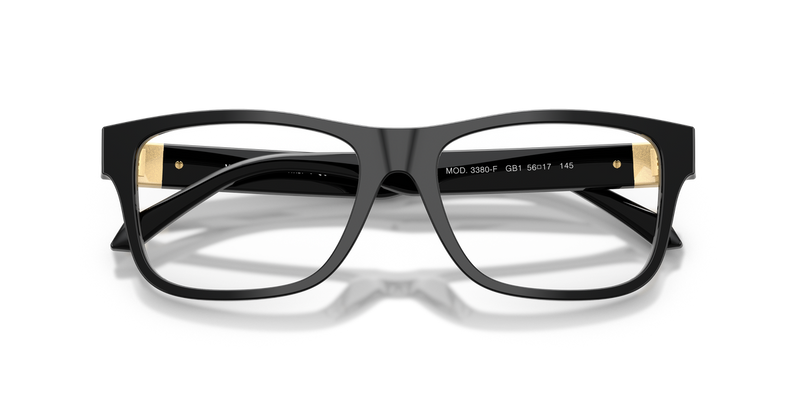 Versace VE3380F in Black / Demo Lens (GB1) - Alternate View