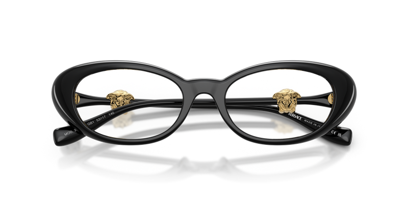 Versace VE3381U in Black / Demo Lens (GB1) - Alternate View