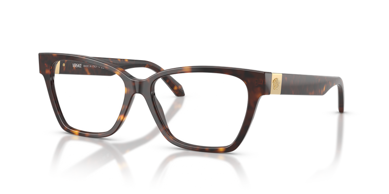 Versace VE3382F in Havana / Demo Lens (108) - Front View