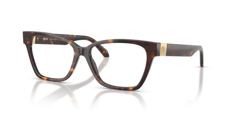 Versace VE3382 in Havana / Demo Lens (108) - Front View