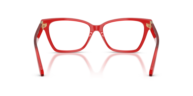 Versace VE3382 in Transparent Red / Demo Lens (5280) - Alternate View