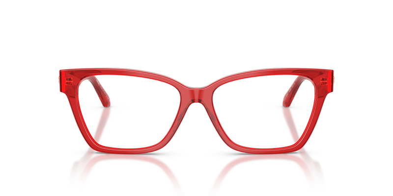 Versace VE3382 in Transparent Red / Demo Lens (5280) - Alternate View