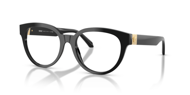 Versace VE3384F in Black / Demo Lens (GB1) - Alternate View