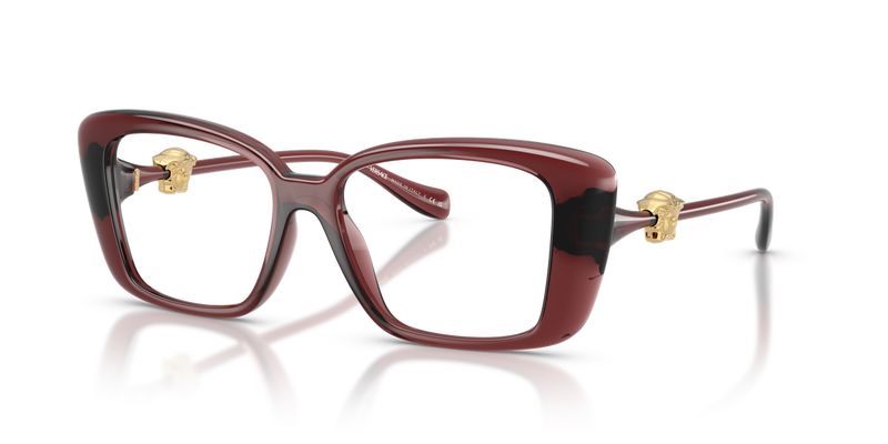 Versace VE3385U in Transparent Red / Demo Lens (5539) - Alternate View