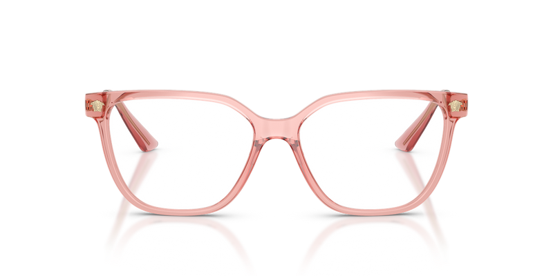 Versace VE3388U in Peach Transparent / Demo Lens (5322) - Alternate View