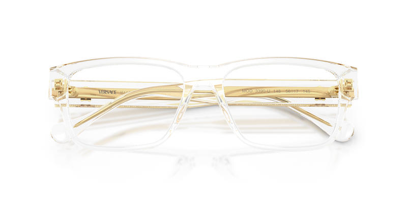 Versace VE3390U in Transparent Crystal / Demo Lens (148) - Side View