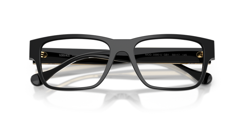 Versace VE3390U in Black / Demo Lens (GB1) - Alternate View