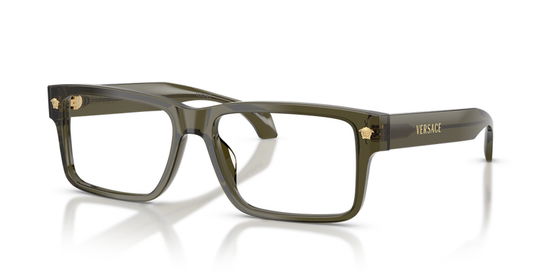 Versace VE3391U in Dark Green Transparent / Demo Lens (5542) - Alternate View