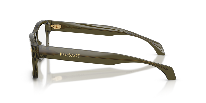 Versace VE3391U in Dark Green Transparent / Demo Lens (5542) - Alternate View