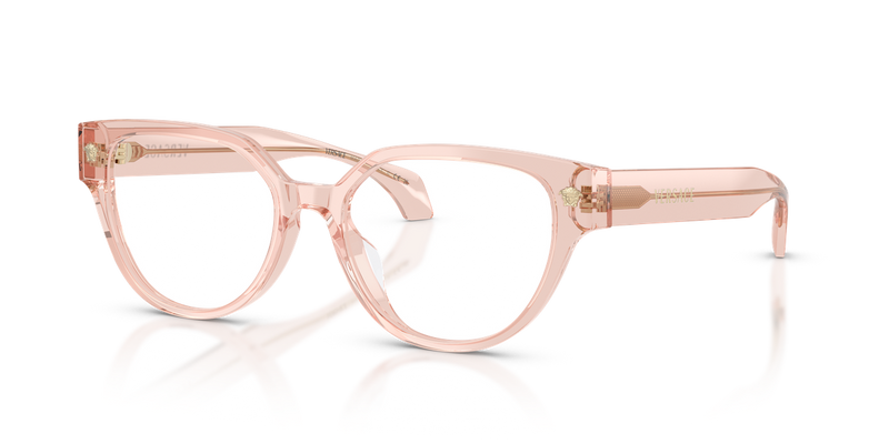 Versace VE3394D in Transparent Pink / Demo Lens (5339) - Front View