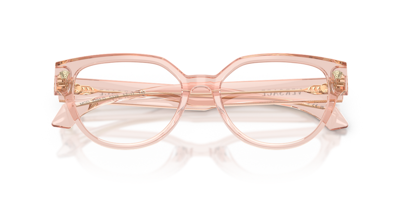 Versace VE3394D in Transparent Pink / Demo Lens (5339) - Side View