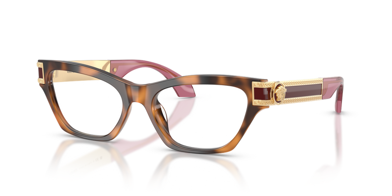 Versace VE3396U in Brown Havana - Alternate View