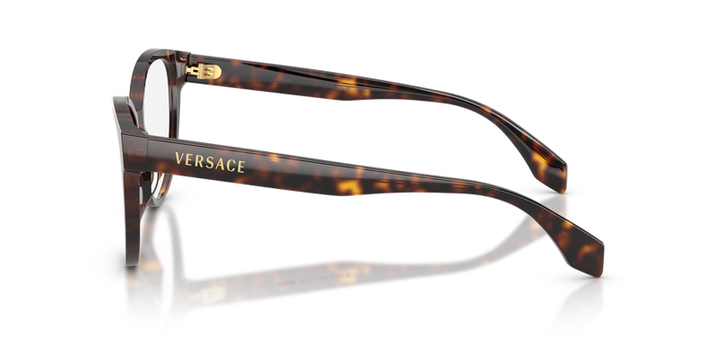 Versace VE3399U in Dark Havana - Back View