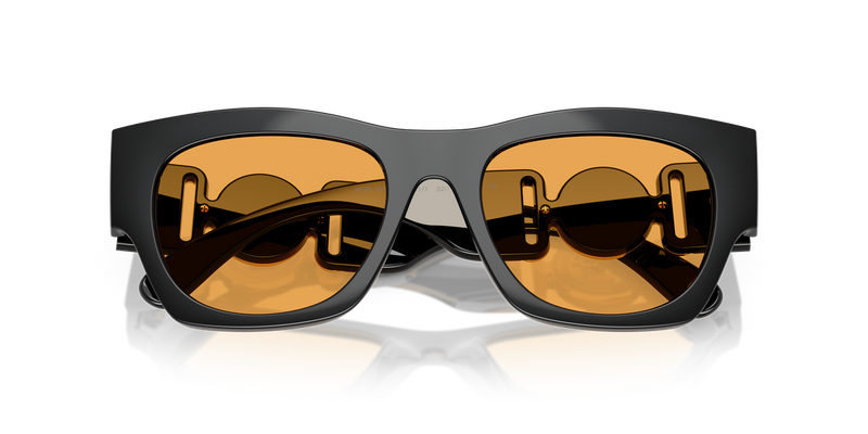 Versace VE4479U in Black / Orange (GB1/7) - Side View