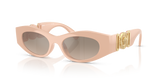 Nude / Brown Gradient Grey Mirror Silver (54946I)