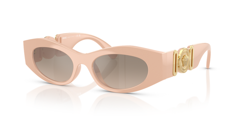 Versace VE4480U in Nude / Brown Gradient Grey Mirror Silver (54946I) - Alternate View