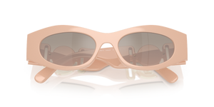 Nude / Brown Gradient Grey Mirror Silver (54946I)
