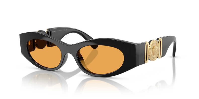 Versace VE4480U in Black / Orange (GB1/7) - Alternate View