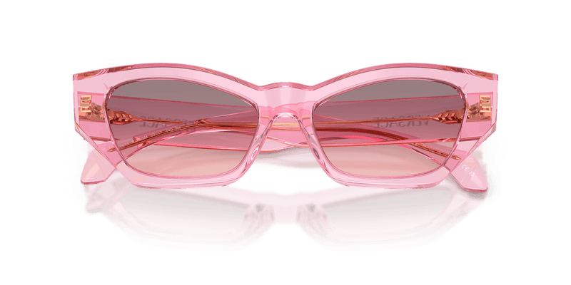 Versace VE4488U in Transparent Rose / Rose Gradient Grey (53705M) - Alternate View