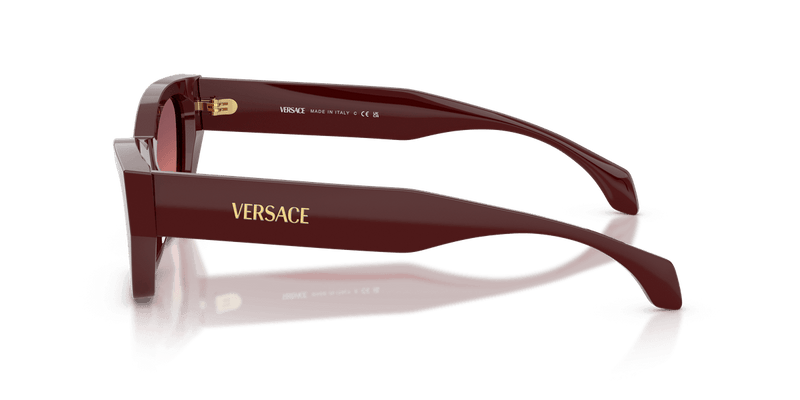 Versace VE4488U in Solid Red / Pink Gradient Violet (551520) - Temple Detail
