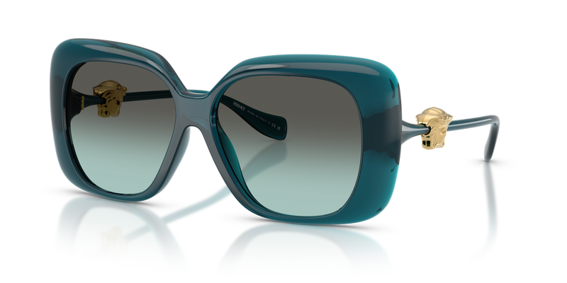 Versace VE4499U in Transparent Blue / Green Gradient Green (55402A) - Alternate View