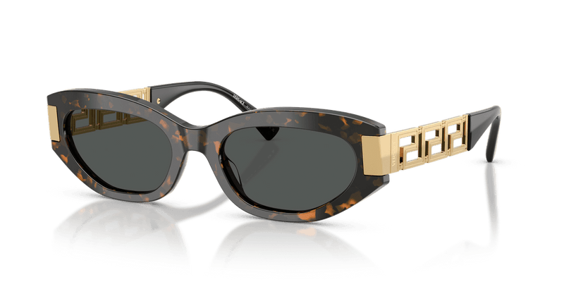 Versace VE4501 in Brown Tortoise / Dark Grey (552887) - Front View