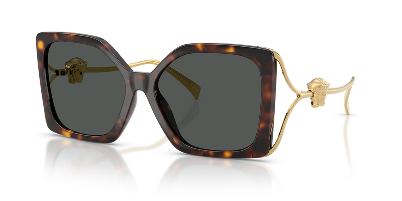Versace VE4502U in Havana / Dark Grey (108/87) - Front View