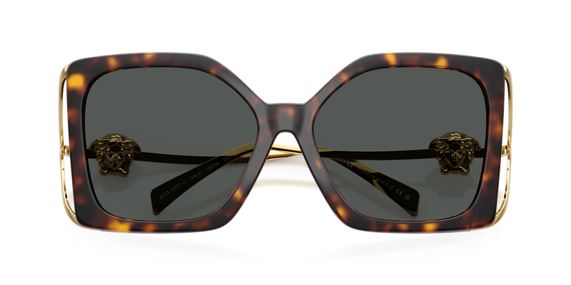 Versace VE4502U in Havana / Dark Grey (108/87) - Side View