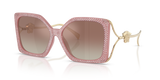 Pink Strass Crystal / Gradient Brown Mirror Silver (5535B8)