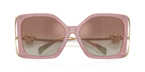 Pink Strass Crystal / Gradient Brown Mirror Silver (5535B8)