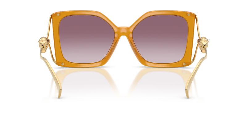 Versace VE4502U in Opal Yellow / Gradient Violet Mirror Silver (55376X) - Alternate View