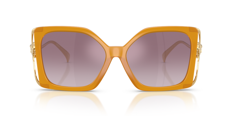 Versace VE4502U in Opal Yellow / Gradient Violet Mirror Silver (55376X) - Alternate View