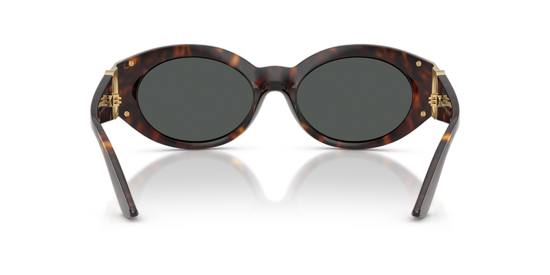 Versace VE4503U in Havana / Dark Grey (108/87) - Temple Detail