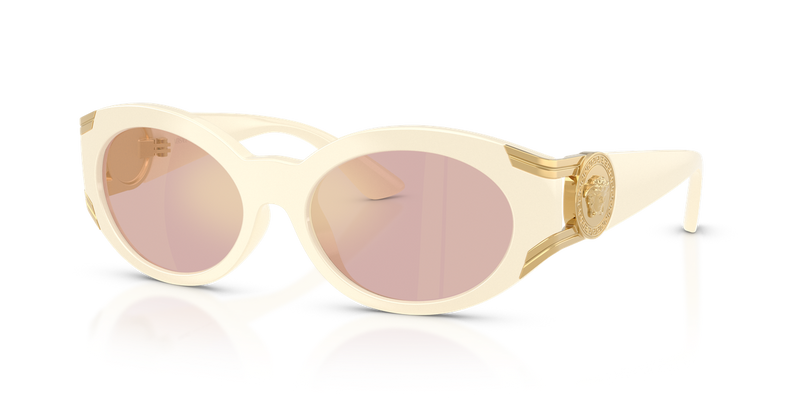 Versace VE4503U in Milk / Pink Mirror Gold (55331T) - Alternate View