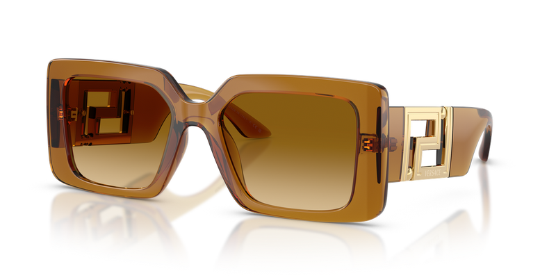 Versace VE4505U in Transparent Yellow / Yellow Gradient Brown (53422L) - Alternate View