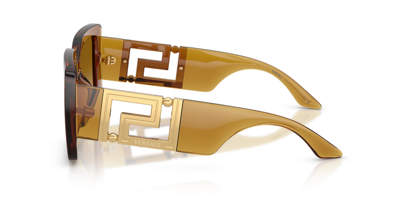 Versace VE4505U in Transparent Yellow / Yellow Gradient Brown (53422L) - Alternate View