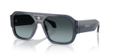 Transparent Dark Blue / Blue Gradient Grey (5538V1)