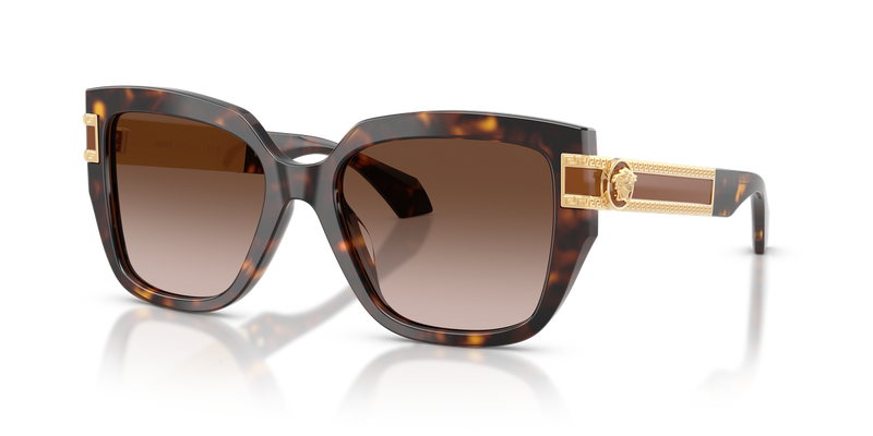 Versace VE4517U in Dark Havana - Front View