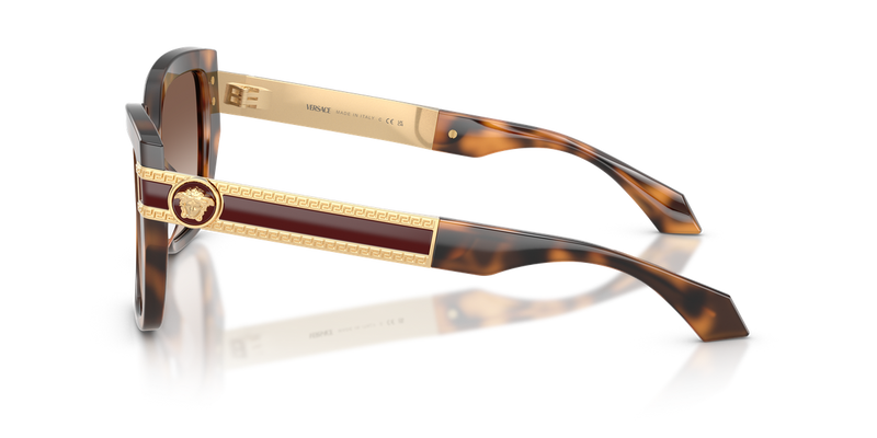 Versace VE4517U in Brown Havana - Alternate View