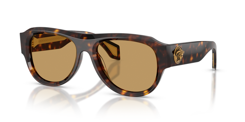 Versace VE4518U in Dark Havana - Front View