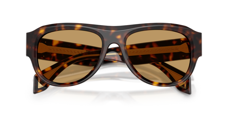 Versace VE4518U in Dark Havana - Side View