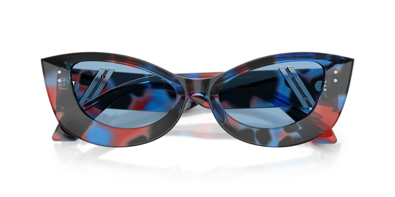 Versace VE4520U in Black/Blue/Red Havana - Alternate View