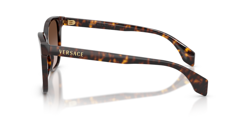 Versace VE4523F in Dark Havana - Back View