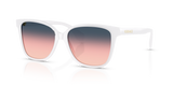 Top Crystal/White / Pink Gradient Violet Gradient Blue (55518D)