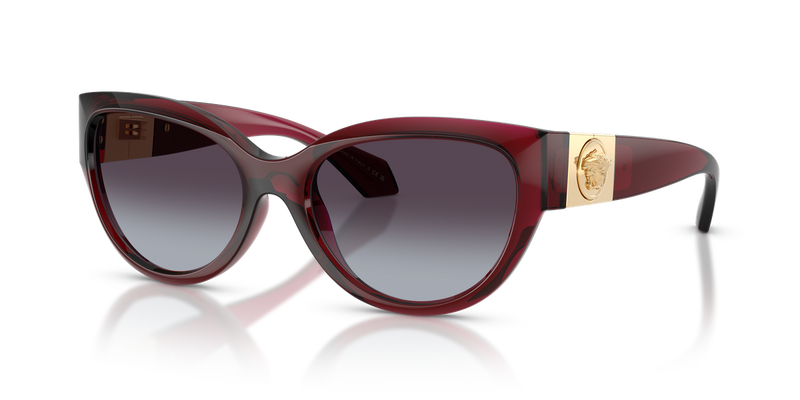 Versace VE4524U in Transparent Red - Front View