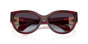Transparent Red / Grey Gradient (388/8G)