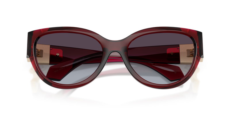 Versace VE4524U in Transparent Red - Side View